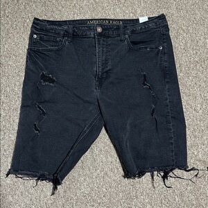 American Eagle Outfitters Black Jean Shorts